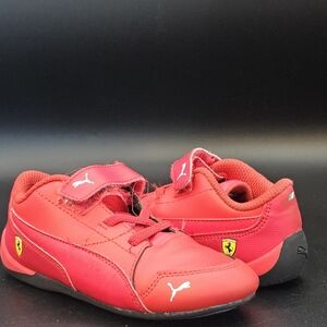 Puma Kids Red Ferrari Shoes